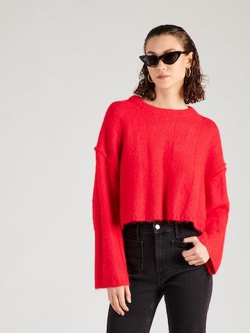 TOPSHOP Sweater in Red: front