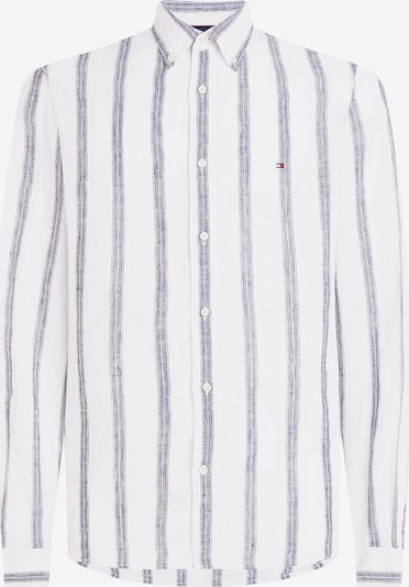 TOMMY HILFIGER Chemise en gris foncé / blanc, Vue avec produit