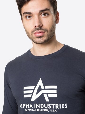 ALPHA INDUSTRIES - Regular Fit Camisa em azul