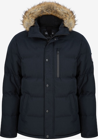 Threadbare Zimní bunda 'Arnwood' – modrá: přední strana