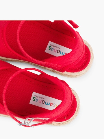 Sandales Pisamonas en rouge