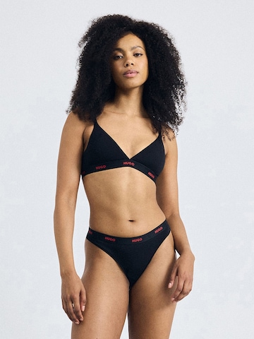 HUGO - Triangular Soutien em preto