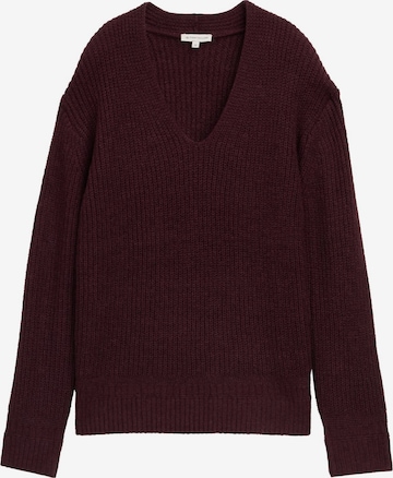 TOM TAILOR Pullover in Rot: Vorderseite