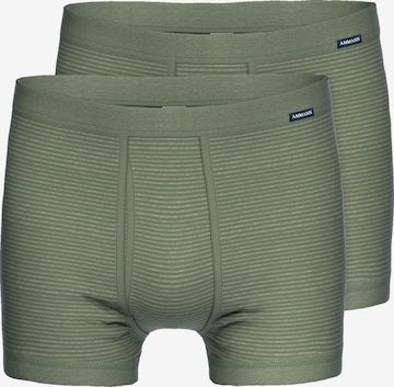 Ammann Boxershorts 'Day Classic' in Grün: Vorderseite