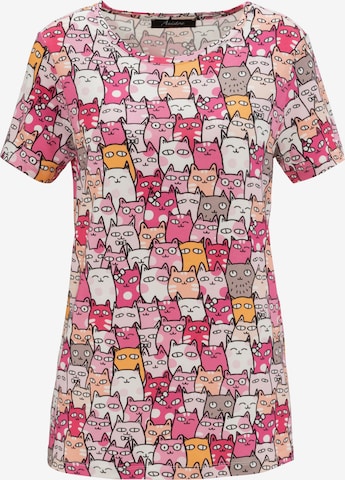 Aniston CASUAL T-Shirt in Mischfarben: predná strana