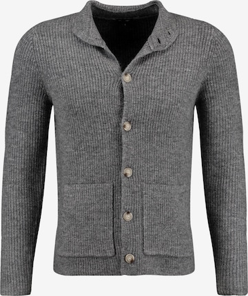 Key Largo Gebreid vest 'KLLUZERN' in Grijs: voorkant