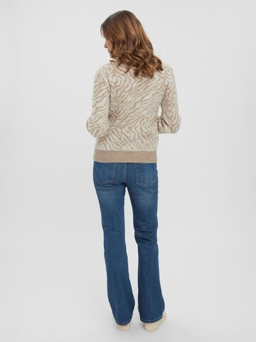 VERO MODA Sweater 'Tari' in Brown