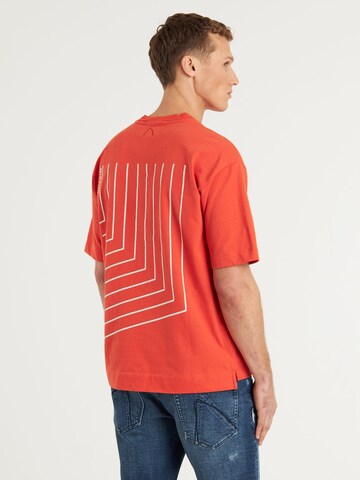 T-Shirt 'Stream' CHASIN' en rouge : devant
