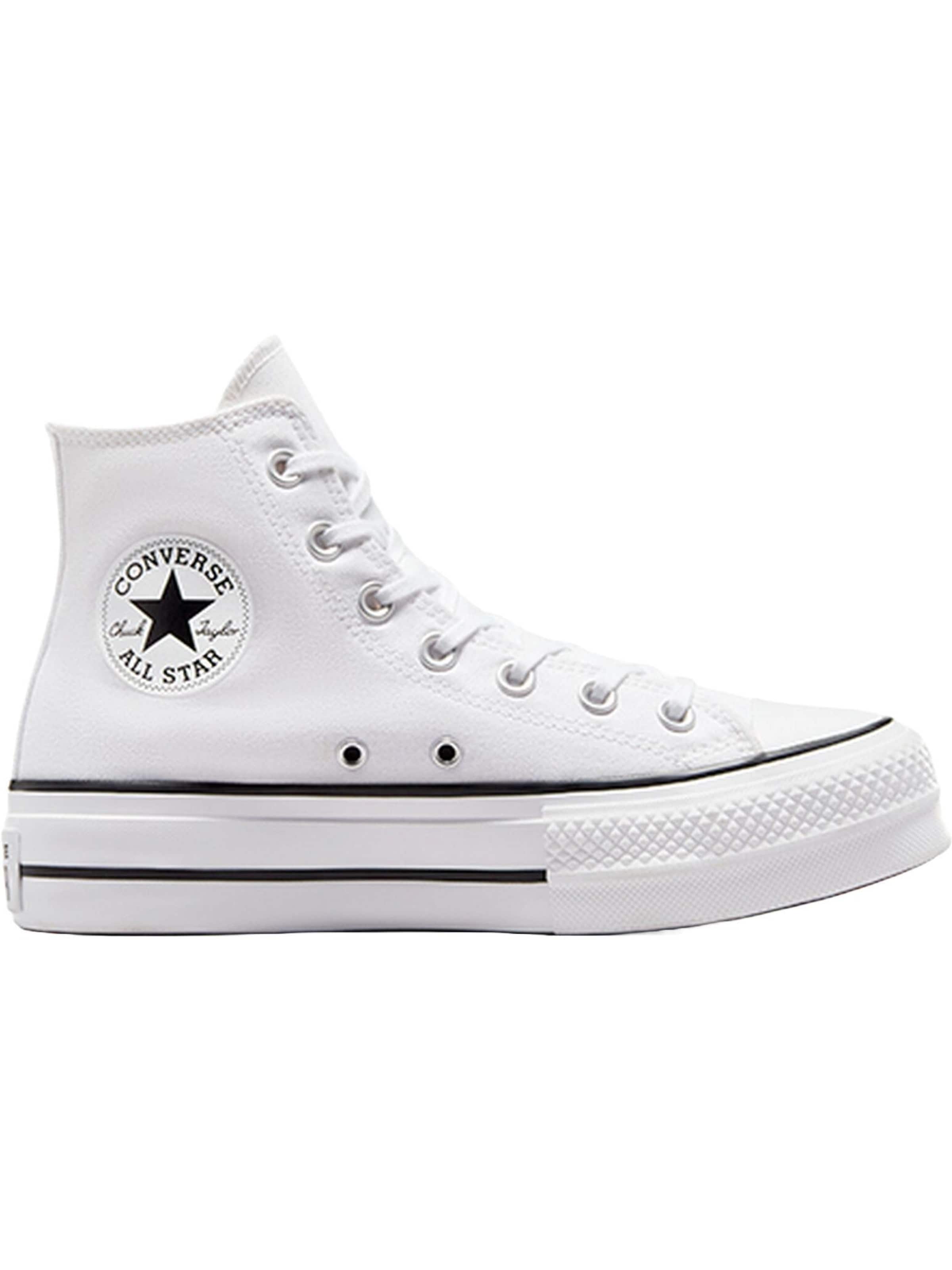 Sneaker bassa 'Converse Chuck Taylor All Star Lift Hi' di CONVERSE in bianco: frontale