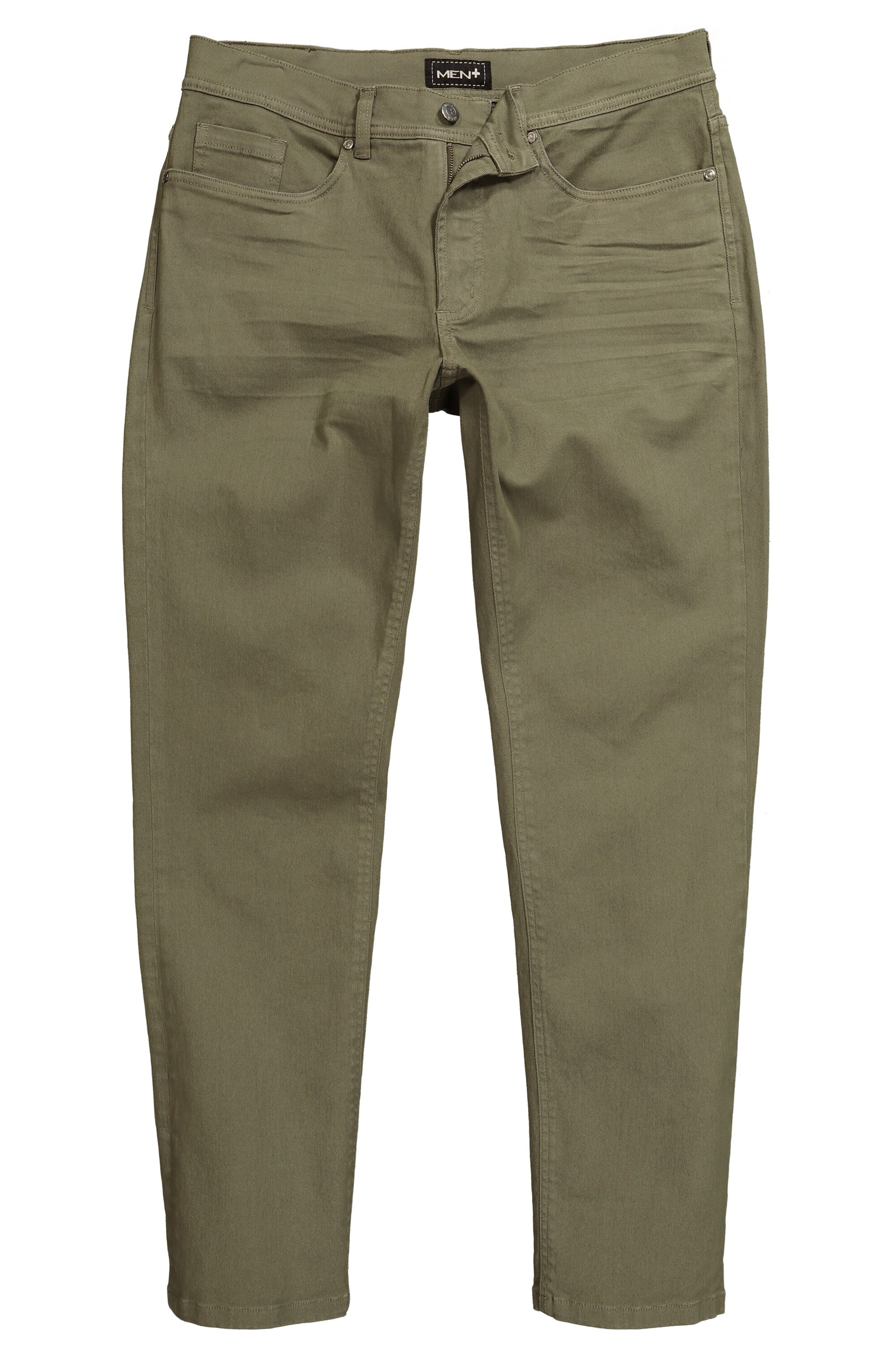 Men Plus Jeans in Green: front