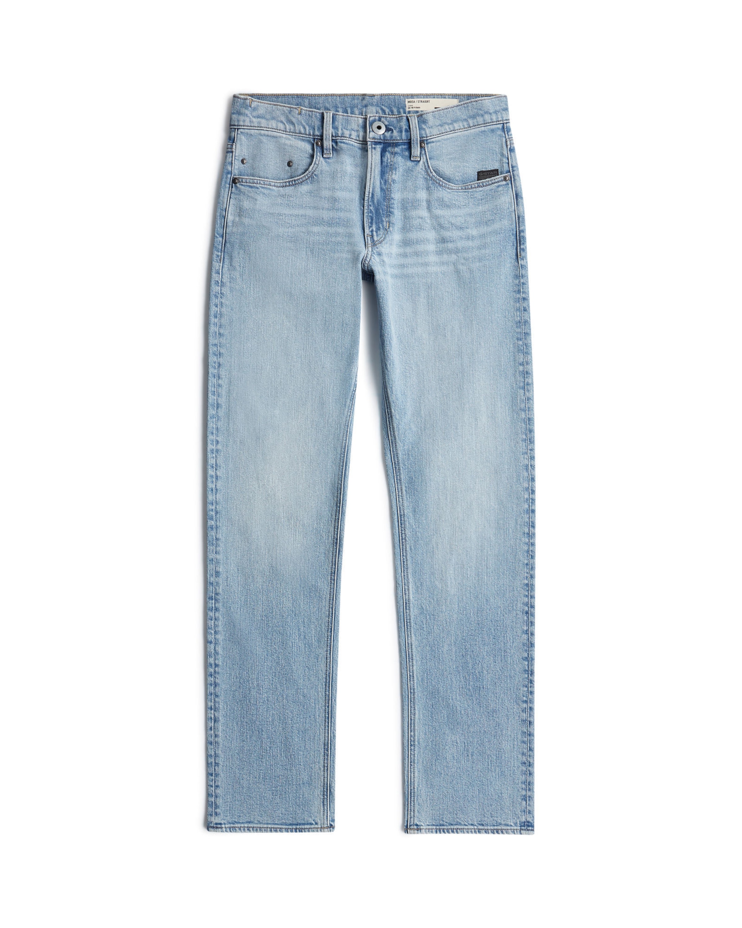 Regular Jean 'Mosa Straight Jeans' G-STAR en bleu : devant