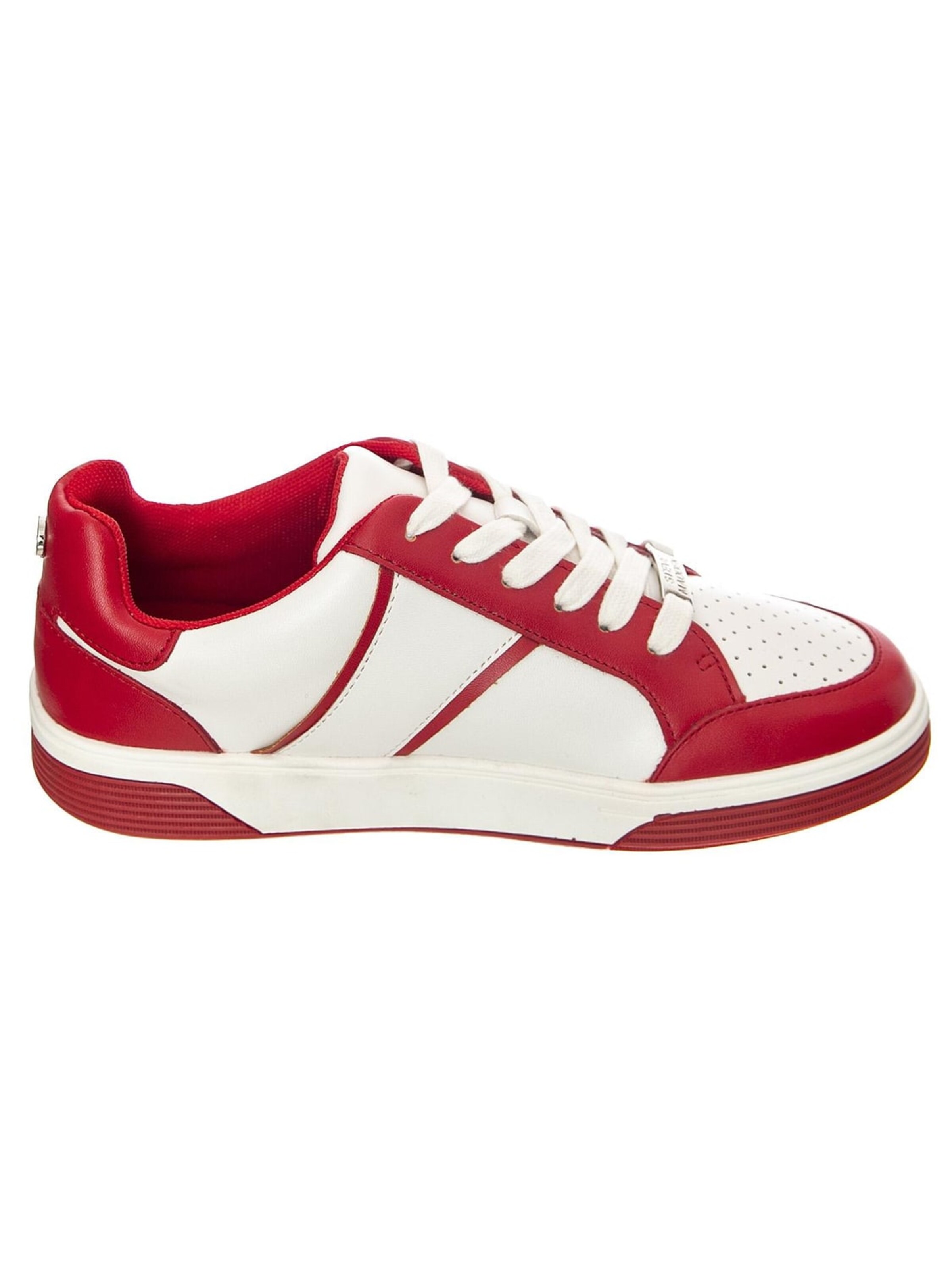STEVE MADDEN Platform trainers 'W' Axis-SM Red Multi Sandals' in White