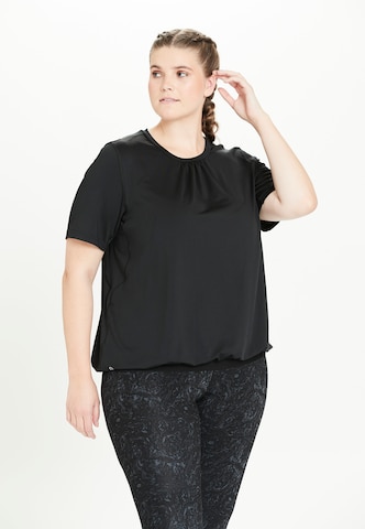 Q by Endurance Shirt in Black: front