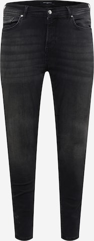ONLY Carmakoma Skinny Jeans 'Maya' in Black: front