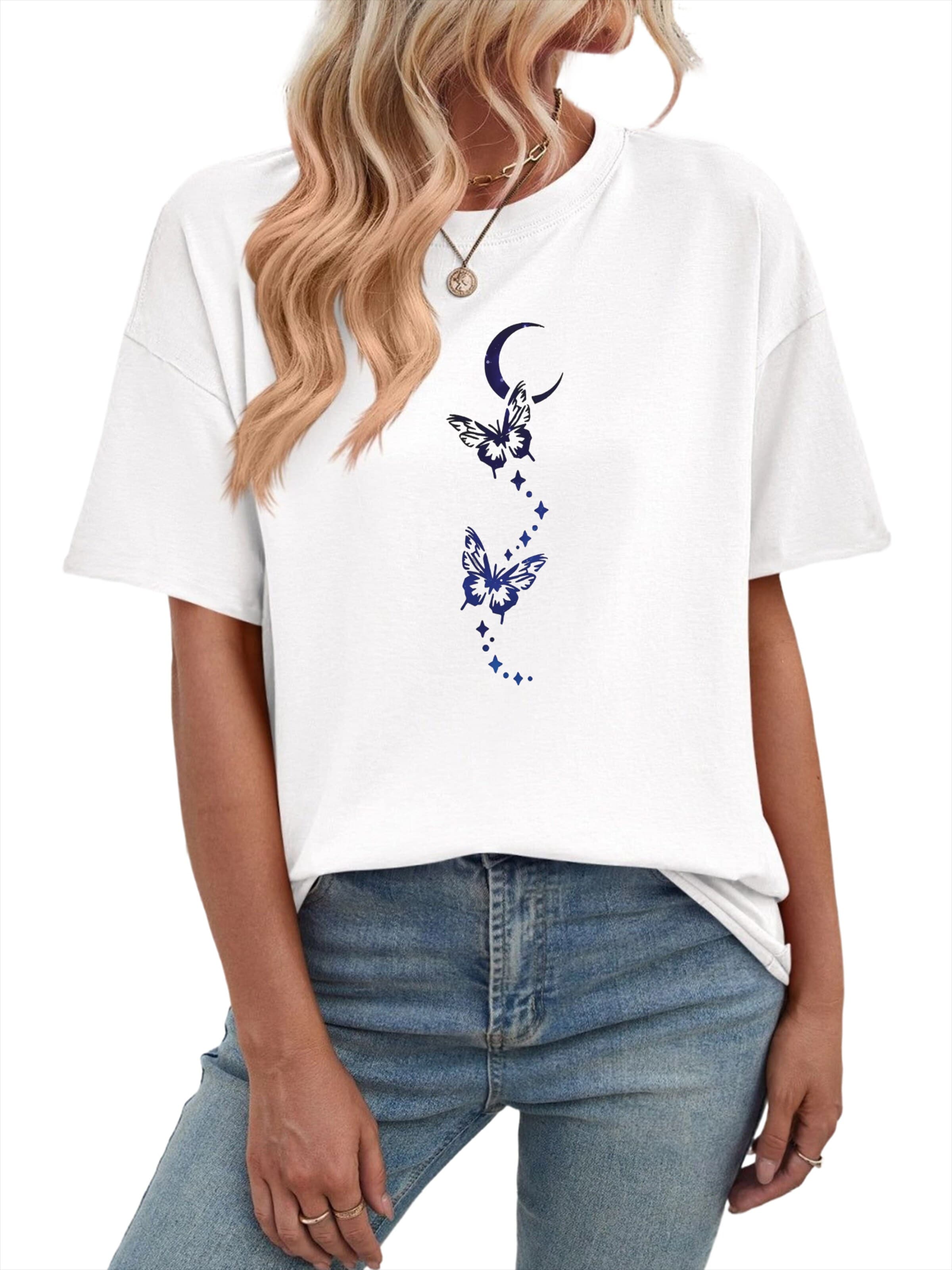 GORHEY Oversized shirt in Wit: voorkant