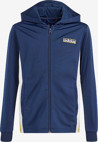 ADIDAS ORIGINALS Athletic Jacket 'Adibreak' in Blue: front