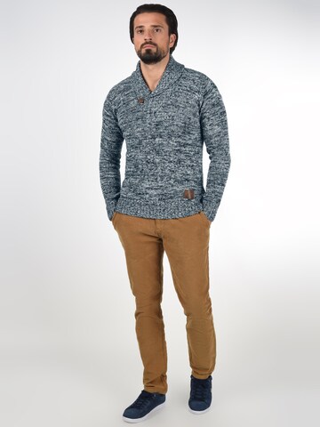 !Solid Trui 'Phil' in Blauw: voorkant