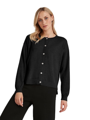 FALKE Strickjacke in Schwarz: Vorderseite