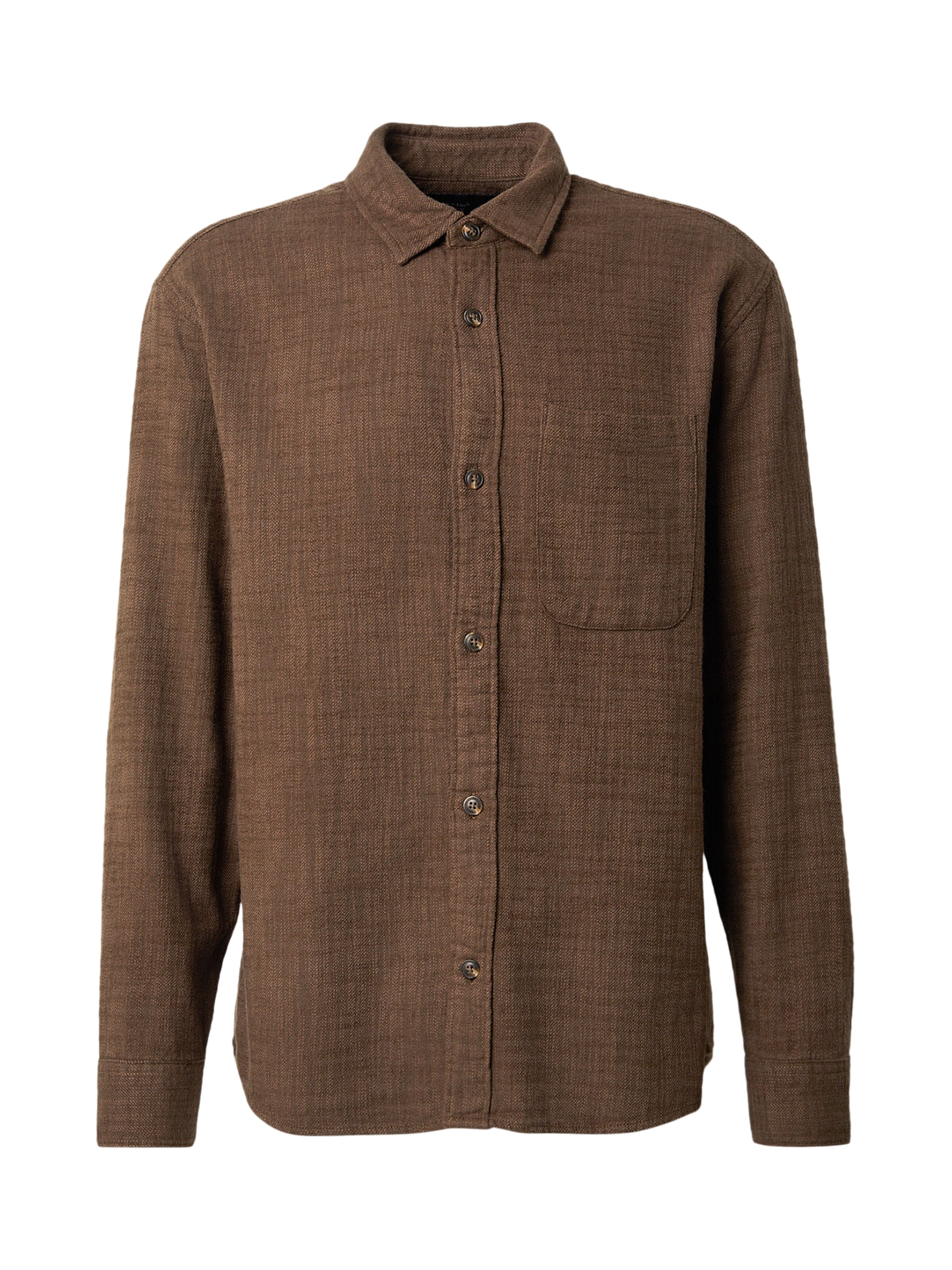 Abercrombie & Fitch Regular fit Πουκάμισο σε καφέ: μπροστά