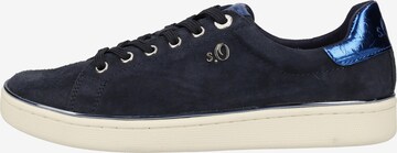 s.Oliver BLACK LABEL Sneaker in Blau