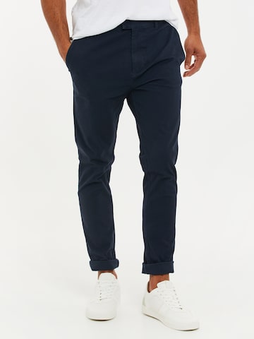 Threadbare Regular Chino trousers 'Marley' in Blue: front