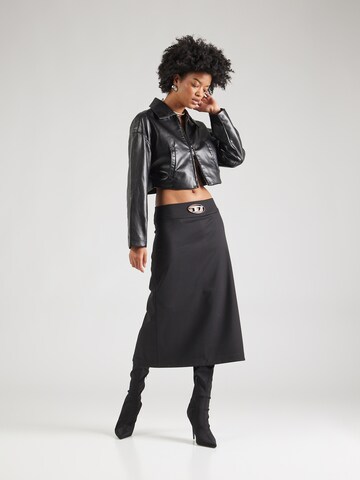 DIESEL - Falda 'O-SEUS' en negro