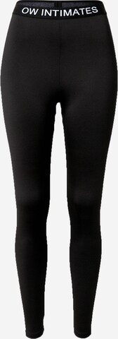 OW Collection Skinny Leggings in Black: front