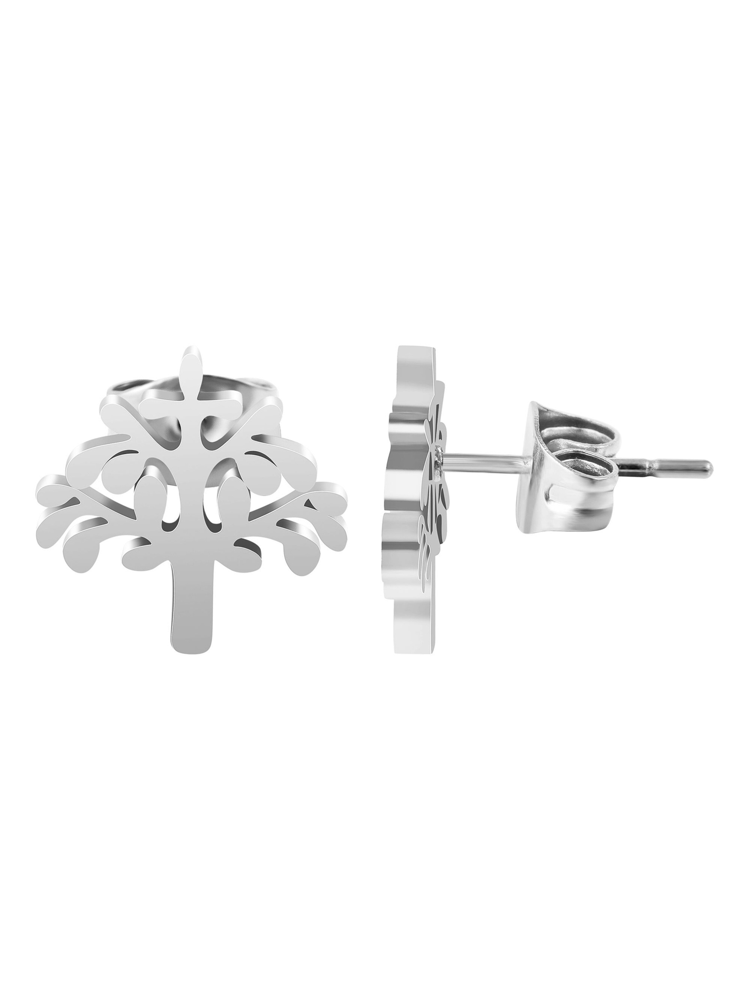 Akzent Earrings 'Marja' in Silver: front
