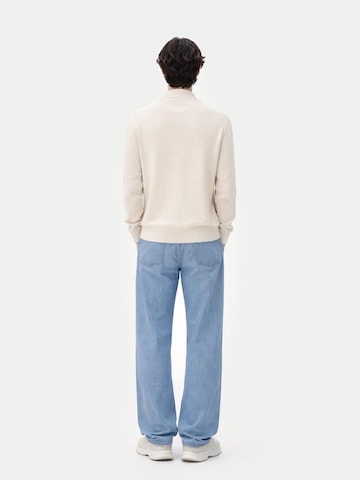 GOBI Cashmere Strickjacke 'Men's Essential Full-Zip Cashmere Cardigan'‌‌‌‌‌‌‌ in Weiß