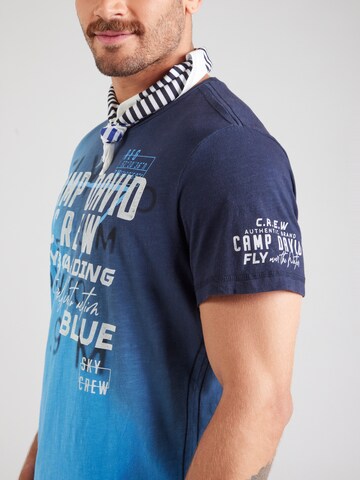CAMP DAVID Shirt in Blauw