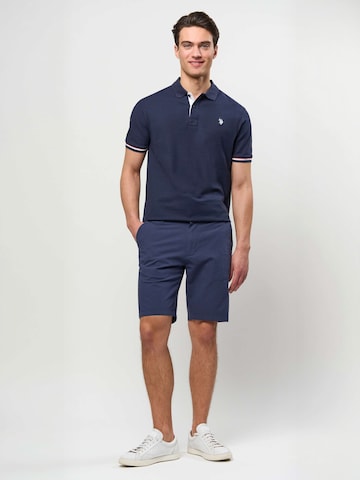 U.S. POLO ASSN. Szabványos Nadrág ' Chris ' - kék