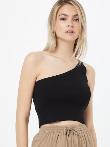 ABOUT YOU Top 'Merle' in Black: front