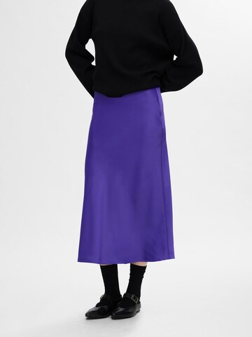 Jupe 'SLFLENA' SELECTED en violet