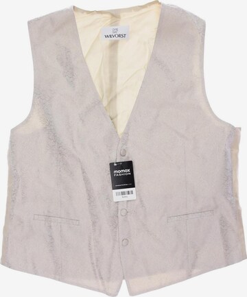 WILVORST Vest in XL in Beige: front