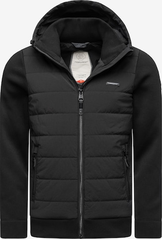 Ragwear Winterjacke 'Doryan' in Schwarz: predná strana