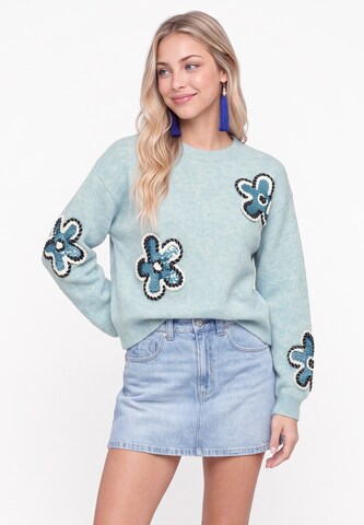 IZIA - Jersey en azul: frente