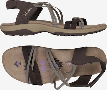 SKECHERS Sandalen 39 in Braun: Vorderseite