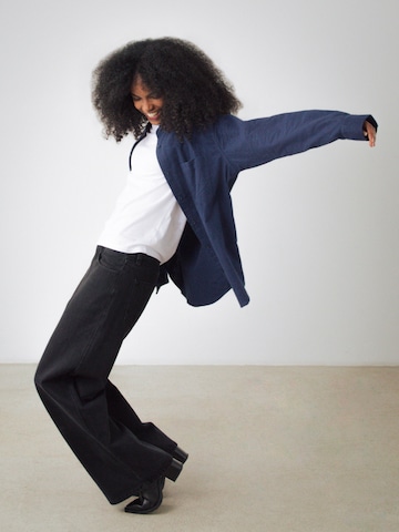 Honest Basics Shirt in Blauw