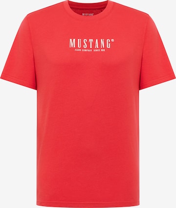 MUSTANG T-Shirt 'Style Austin' in Rot: Vorderseite