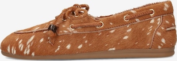 Poelman Instappers 'Poelman MIRA Damen Loafer' in Bruin: voorkant