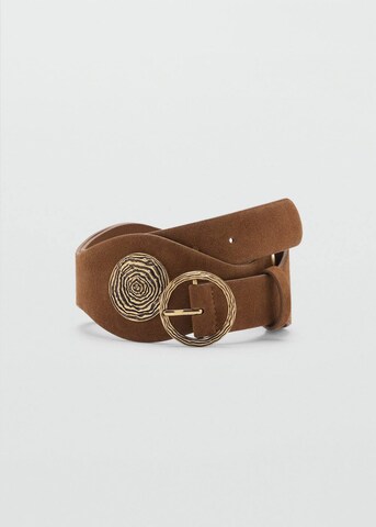 MANGO Belt 'Marisa' in Brown: front