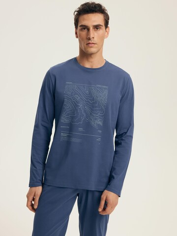 Henderson - Pijama largo 'Local' en azul