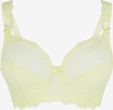 T-shirt Reggiseno di LingaDore in giallo: frontale