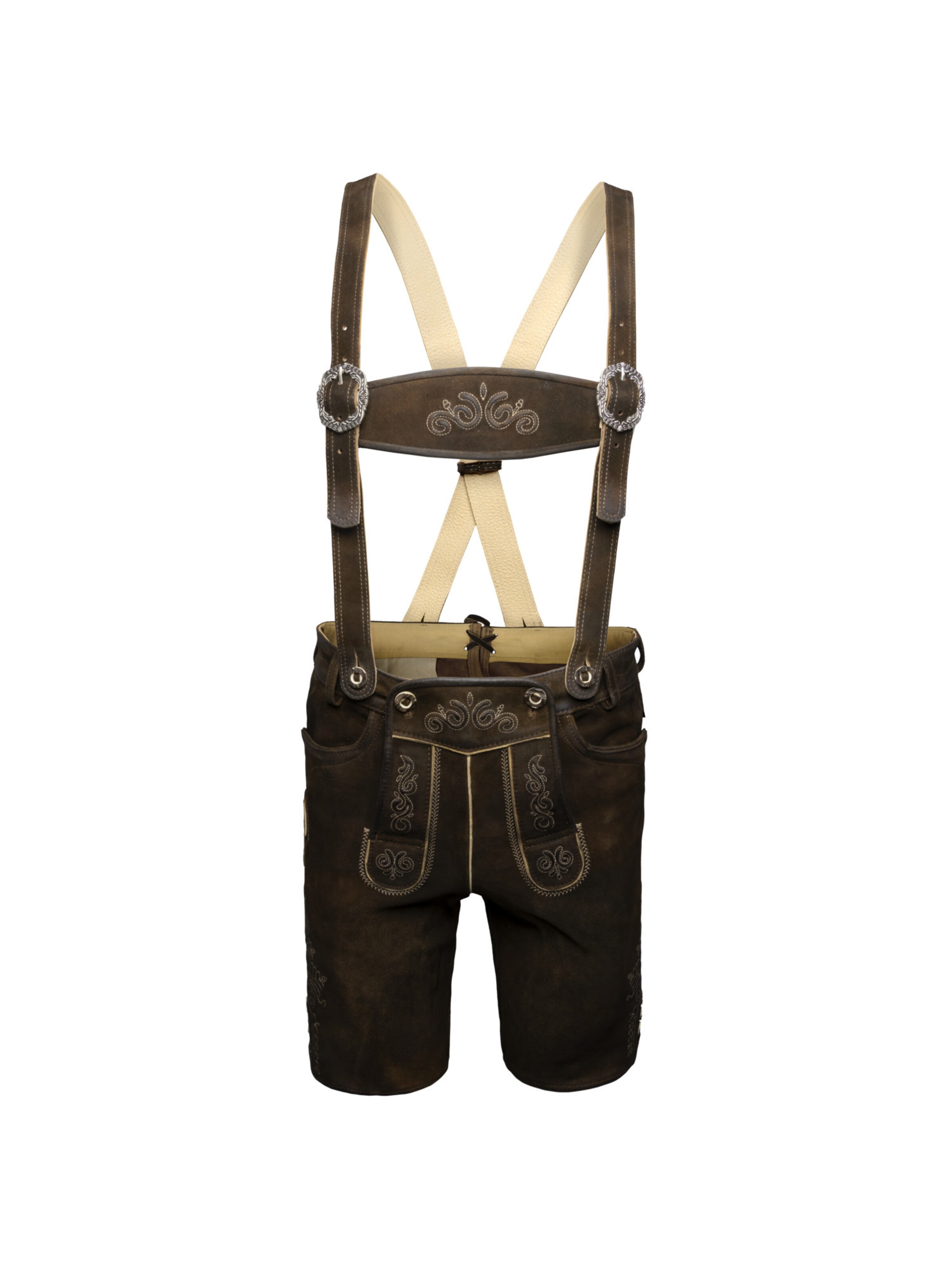 Country Maddox Regular Traditional Pants 'Rafael' in Brown: front
