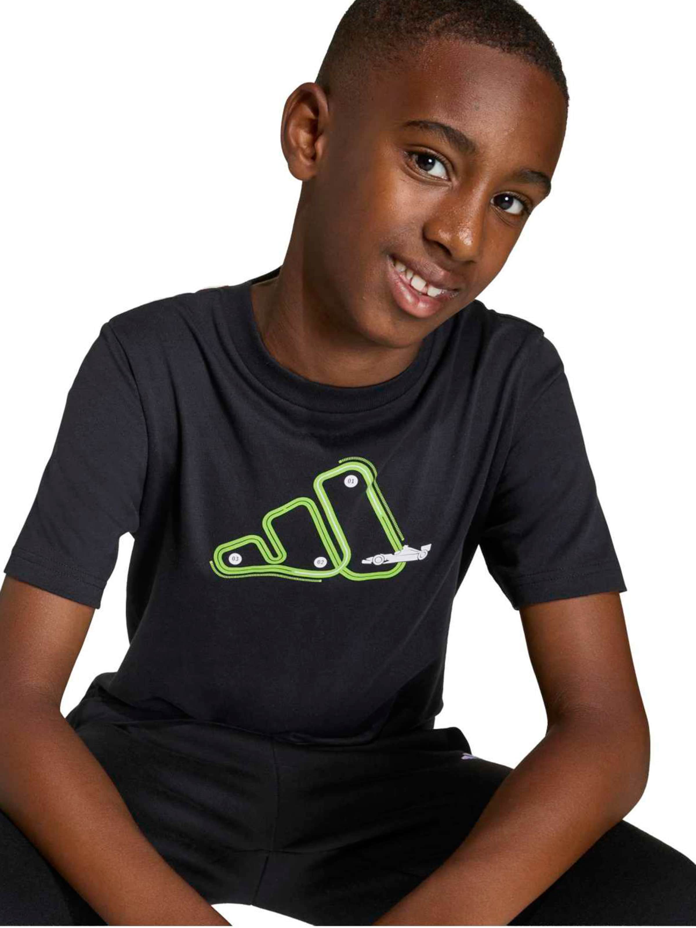 ADIDAS SPORTSWEARTehnička sportska majica - crna boja