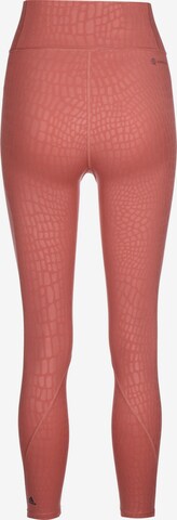 Skinny Pantalon de sport 'Optime' ADIDAS PERFORMANCE en rouge