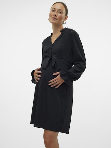 Robe 'VMMalva' Vero Moda Maternity en noir : devant
