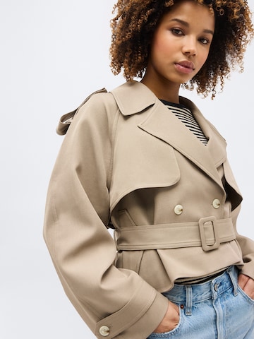 Gina Tricot Демисезонное пальто в Бежевый