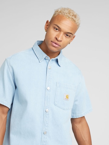 Carhartt WIP Regular fit Button Up Shirt 'Ody' in Blue