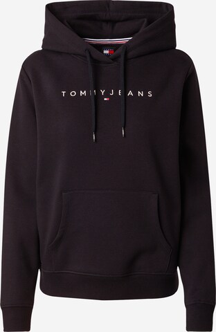 Felpa di Tommy Jeans in nero: frontale